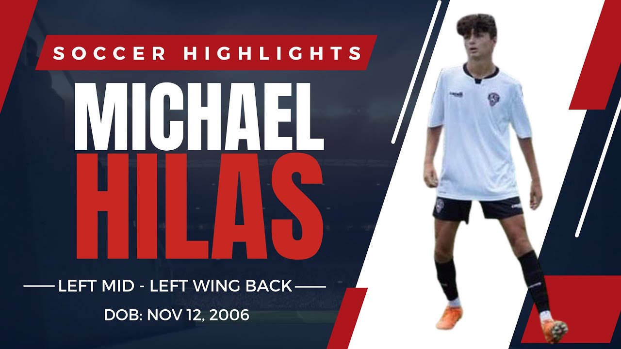 Michael Hilas College Recruiting Highlight Video ECNL Left Wing 2006