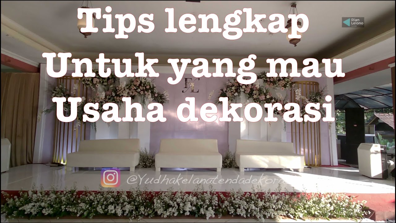 Berapa modal usaha dekorasi ???  tonton vidio ini dari awal sampe selesai ! review dekorasi 2
