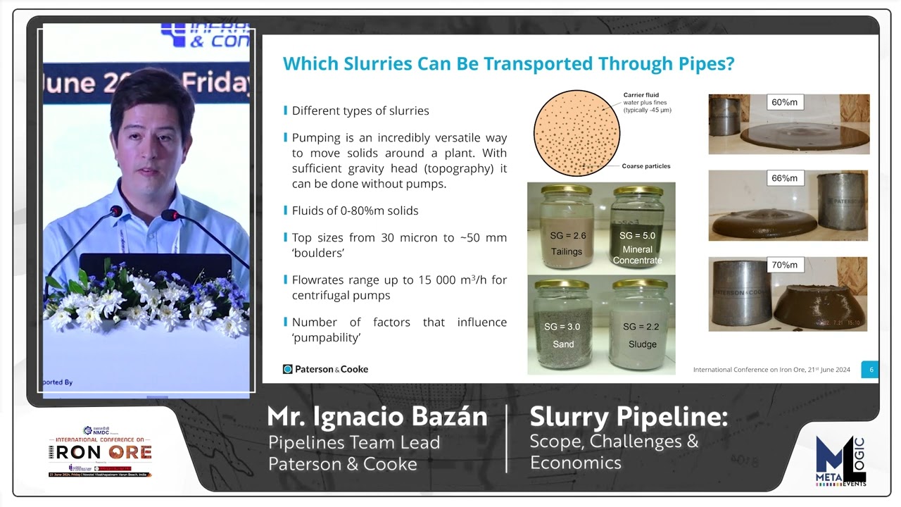 Slurry Pipelines Integrity Management by Ignacio Bazan, Paterson & Cook