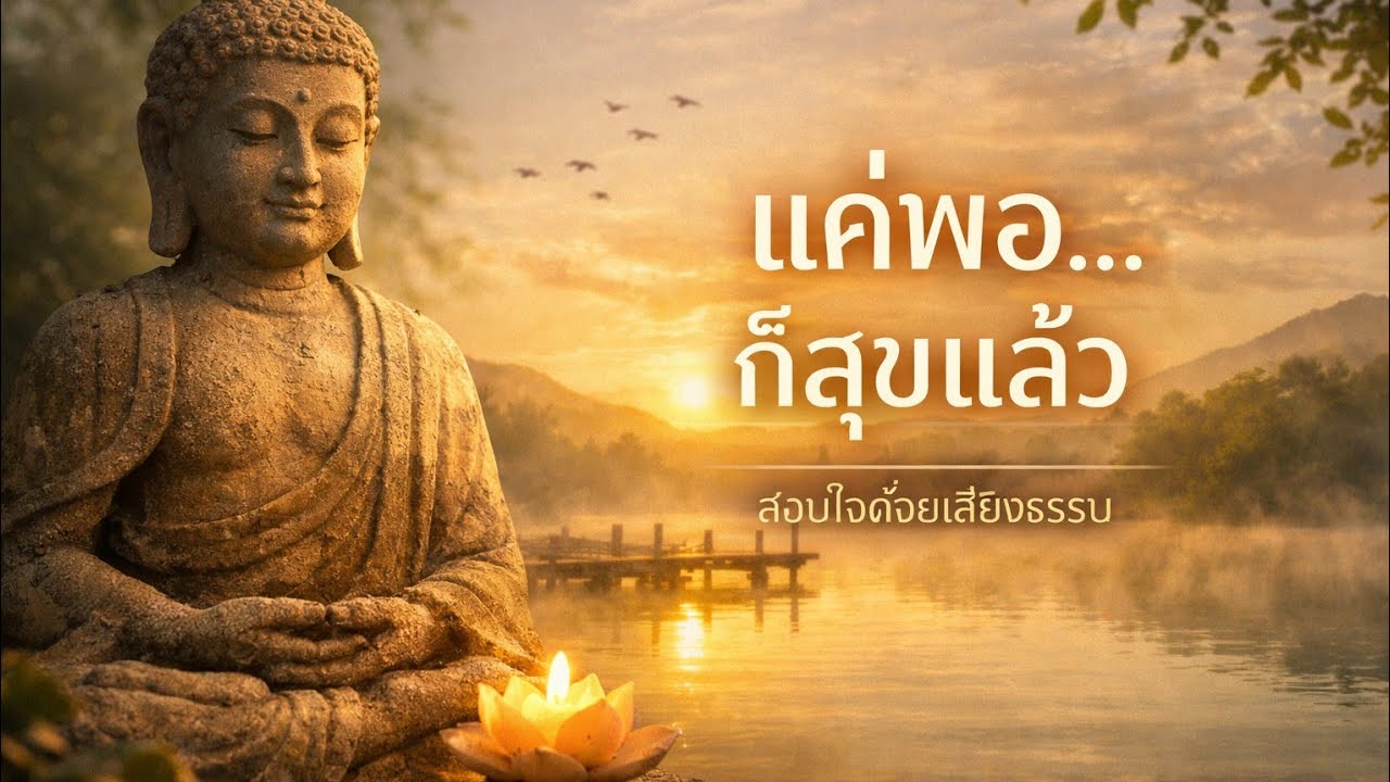เมื่อใจรู้จักพอ…ความทุกข์จะหายไปอย่างที่คุณไม่เคยรู้#สงบใจด้วยเสียงธรรม #ธรรมะก่อนนอน 