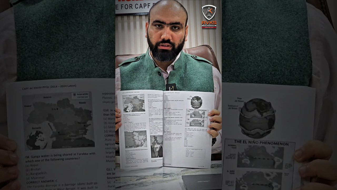 CAPF PYQS | UPSC CAPF AC PYQs | CAPF PREPARATION 