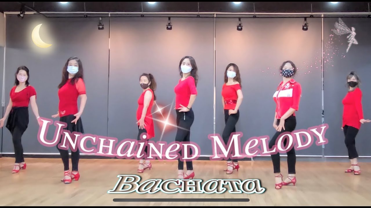 Unchained Melody Bachata l High Beginner Line Dance l 언체인드 멜로디 바차타 라인댄스 l Linedance l 라인댄스퀸