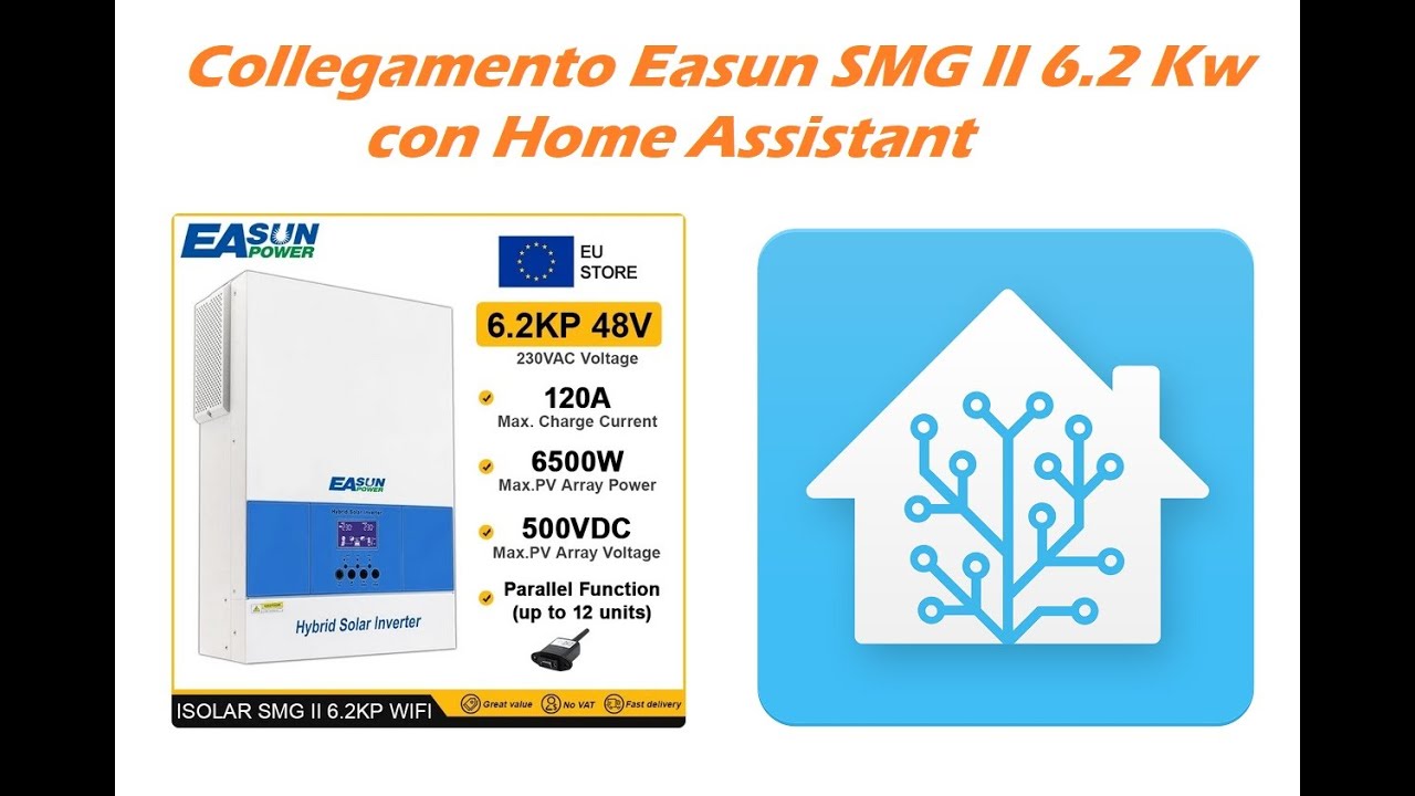 #6 Easun SMG II 6.2 Kw collegamento ad Home assistant