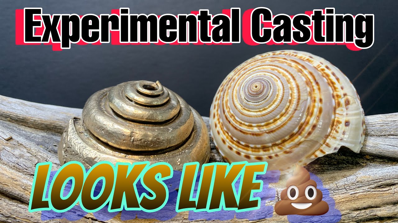 Pouring Molten Bronze Inside a SeaShell - Experimental Metal Casting - backyard Foundry - DIY