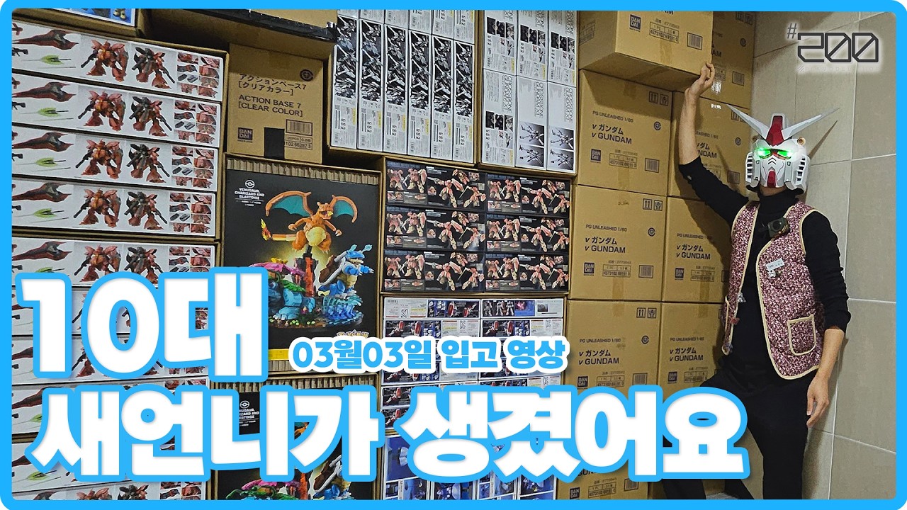 PG 언리쉬드 뉴건담이 10대가 들어왔습니다