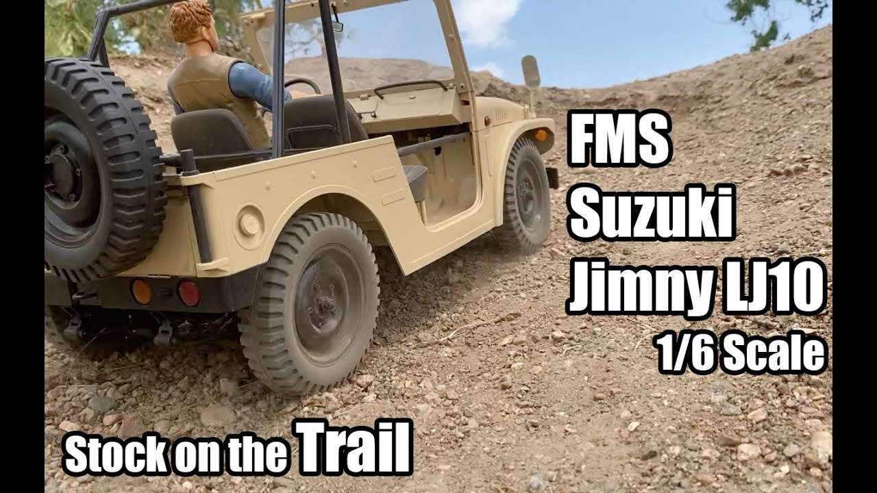 FMS 1/6 Suzuki Jimny LJ10 on the Trail - Leaf Spring - Hard Body - Scale RC Trail Truck