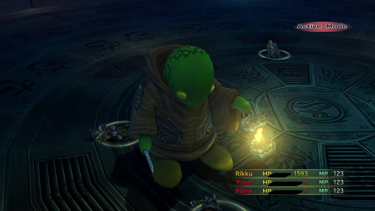 FINAL FANTASY X-2 How to beat Mega Tonberry