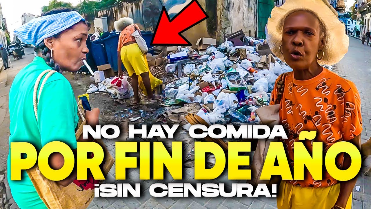 Así está LA HABANA AHORA ¡POR FIN DE AÑO! NO HAY COMIDA ¡El pueblo tiene hambre!