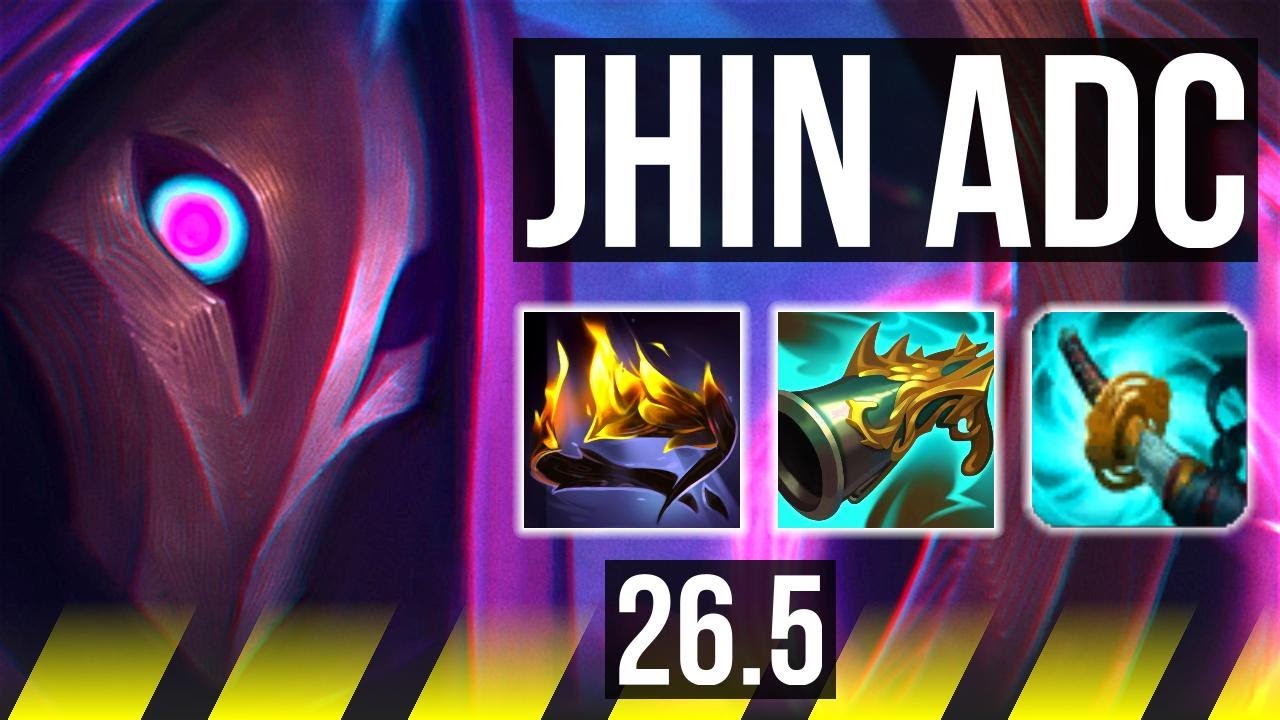 JHIN & Maokai vs MISS FORTUNE & Poppy (ADC) | KR Master | 26.5
