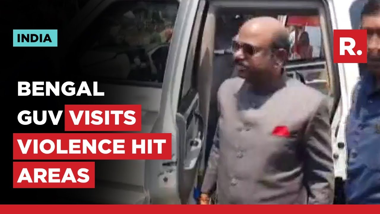 Bengal Governor Inspects Law & Order Situation Ahead Of The Hanuman Jayanti