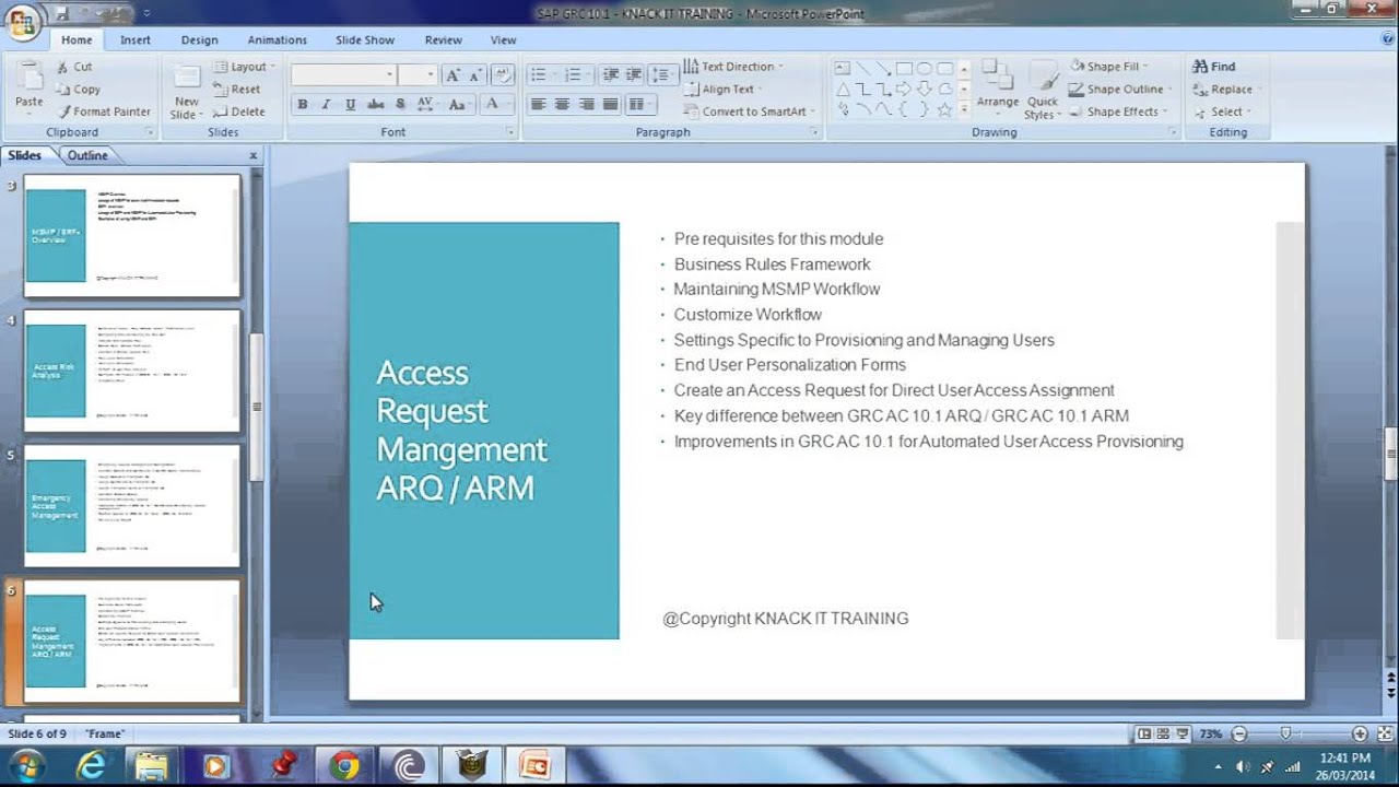 SAP GRC AC 10 1   KNACK IT TRAINING