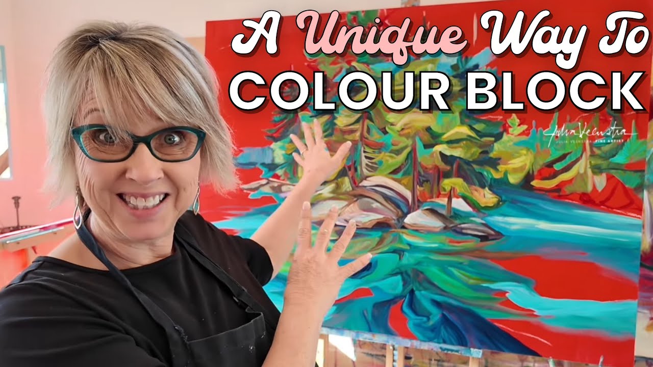 Colour Blocking!  I Started Differently!