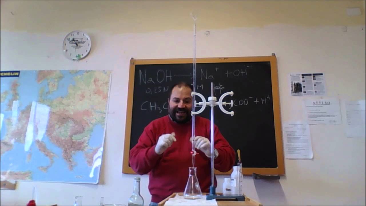 TITOLAZIONE DELL'ACIDO ACETICO - LABORATORIO DI CHIMICA