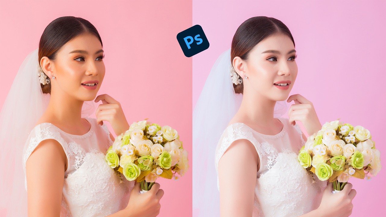 Fix Yellow Skin Tone to Cool White in Photoshop