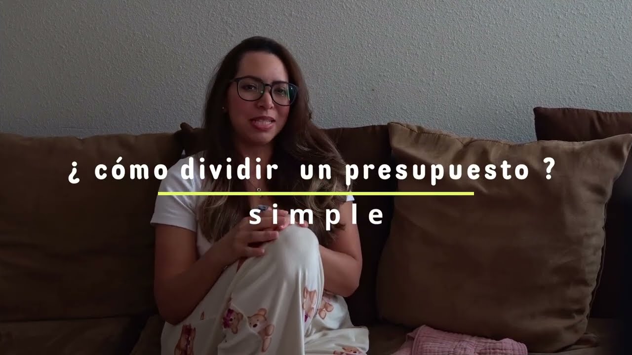 Cómo hago un presupuesto de solo 3 categorías