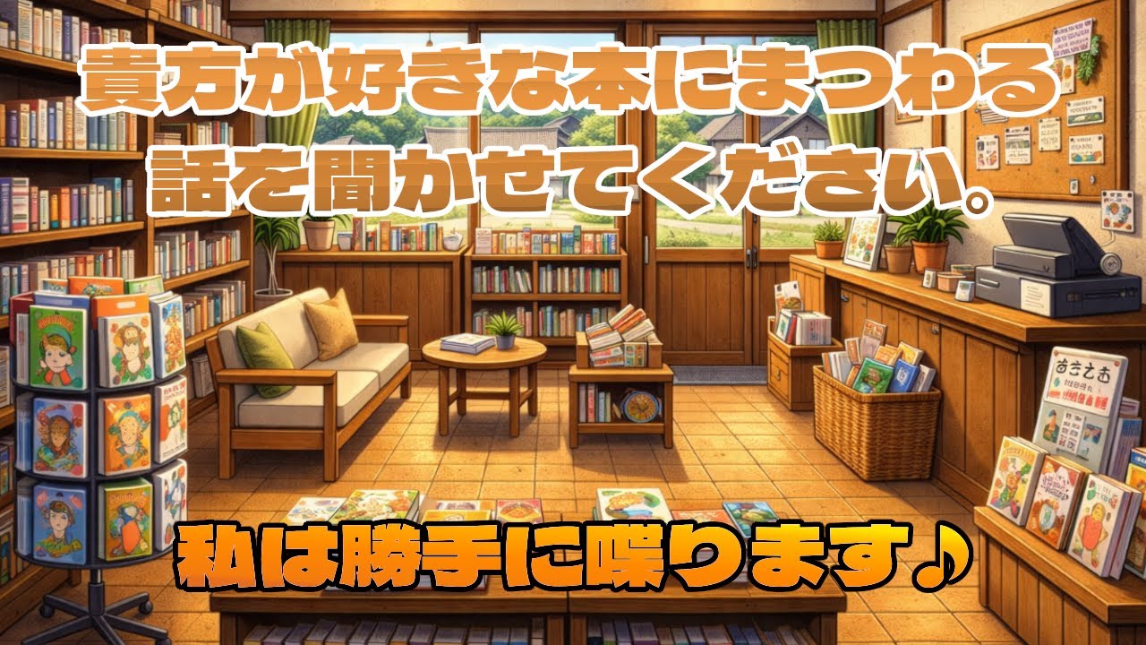 【深夜雑談枠】本にまつわるざっくばらんなお話