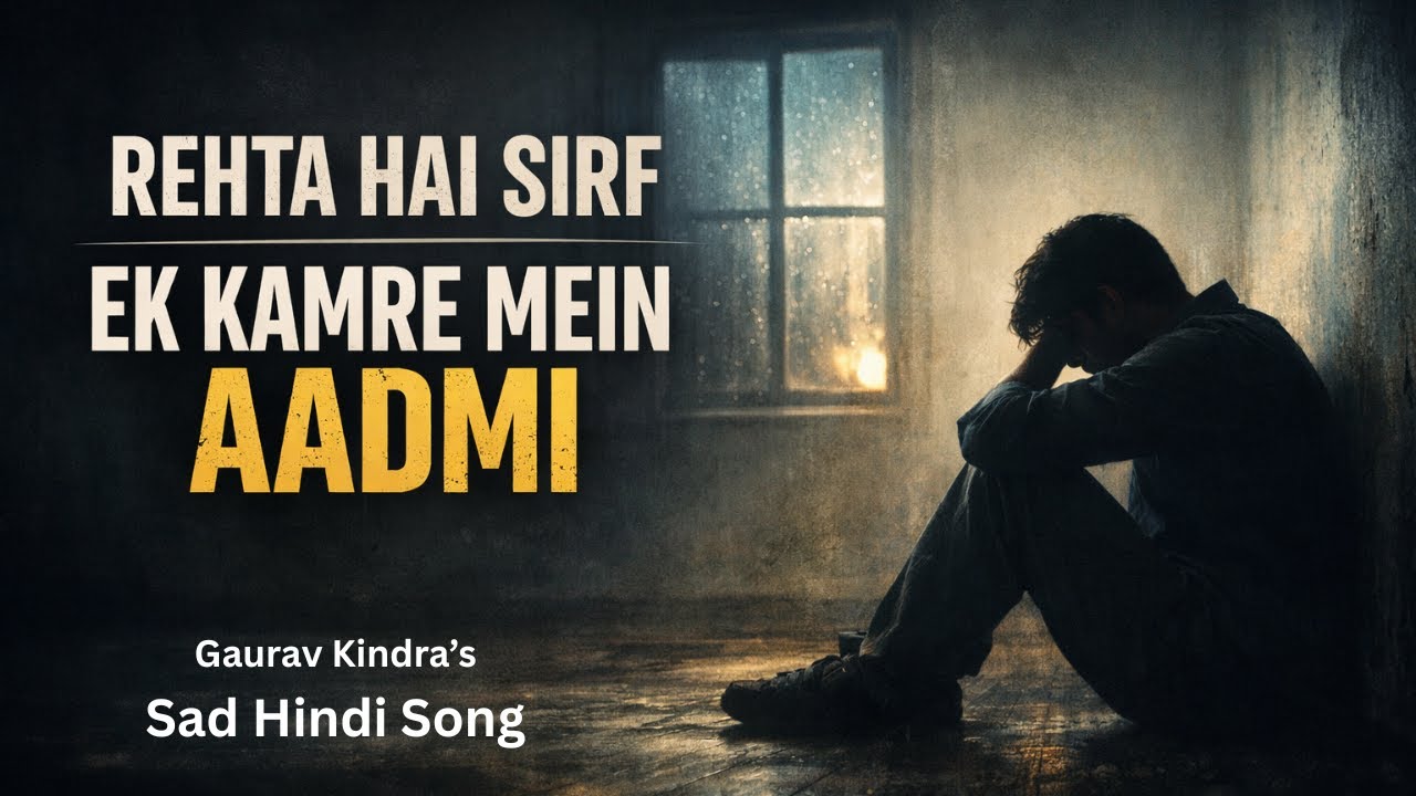 Rehta Hai Sirf Ek Kamre Mein Aadmi | Deep Emotional Sad Hindi Song | Philosophical Soulful Song 2026