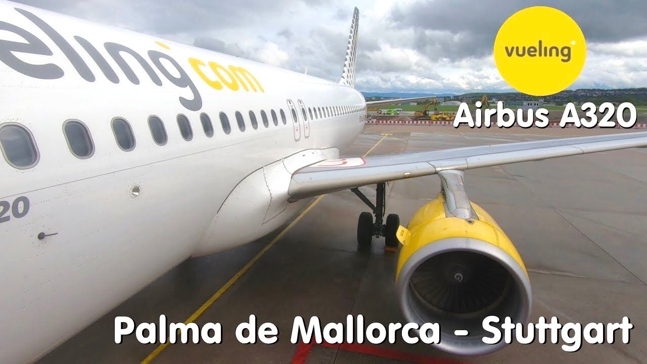✈️TRIP REPORT | Vueling (Economy) | Palma De Mallorca - Stuttgart | Airbus A320