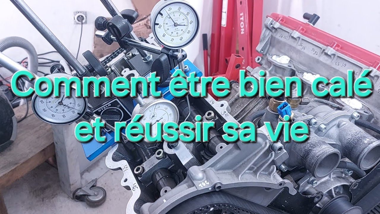 Réglage des jeux aux soupapes et calage de la distribution du Maserati V6 24v biturbo.