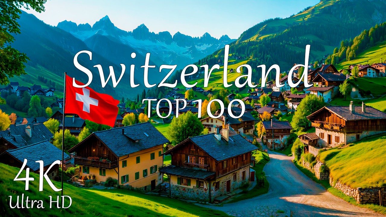 Top 100 Beautiful Places in Switzerland | 4K