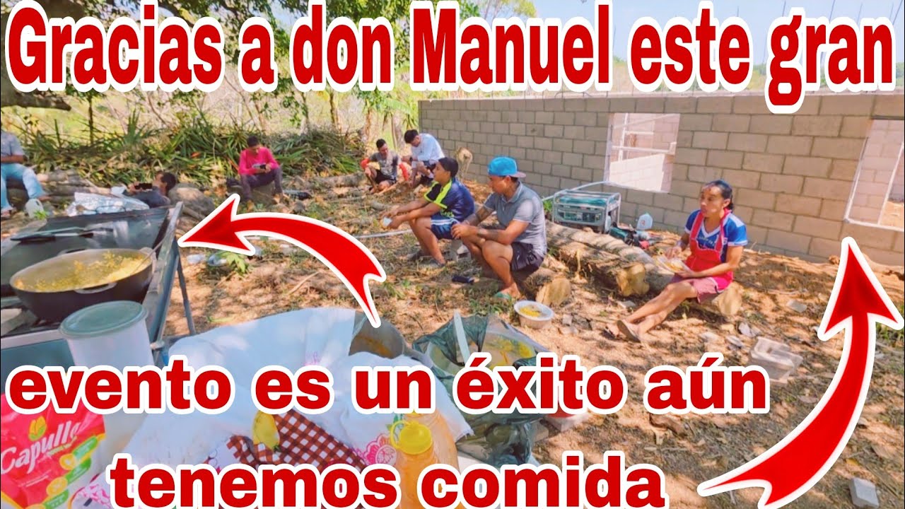 Misión cumplida llegaron todos los invitados gracias don Manuel😱😳