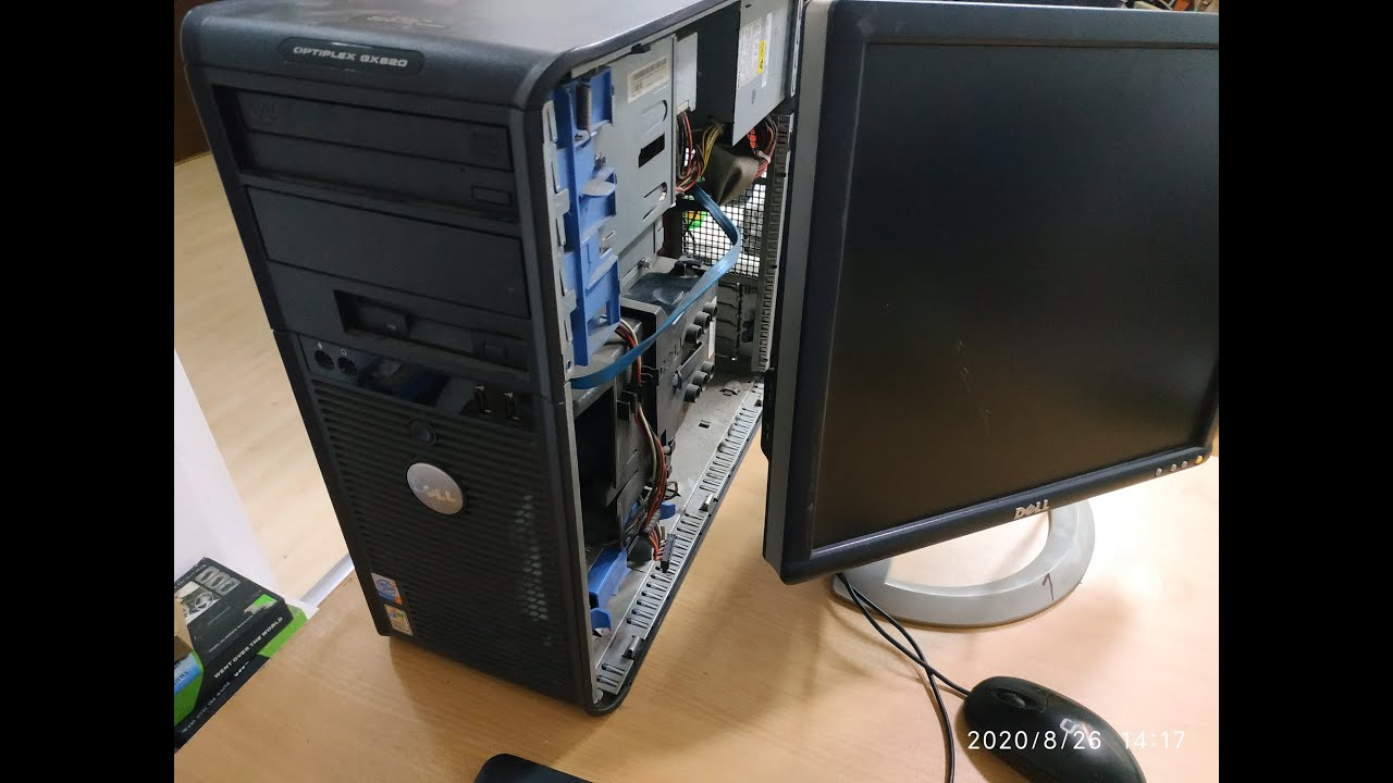 Полный разбор, сборка, чистка компьютера Dell Optiplex GX620
