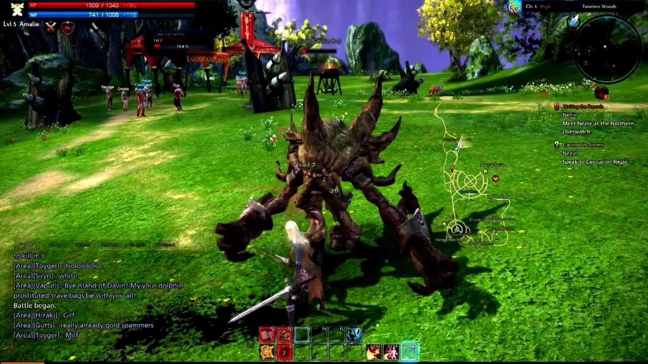 TERA Beta Warrior Gameplay