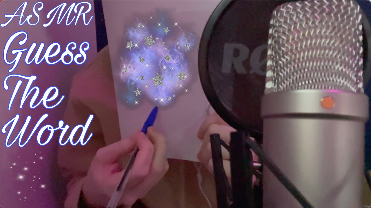 ASMR tracing game - guess the word!