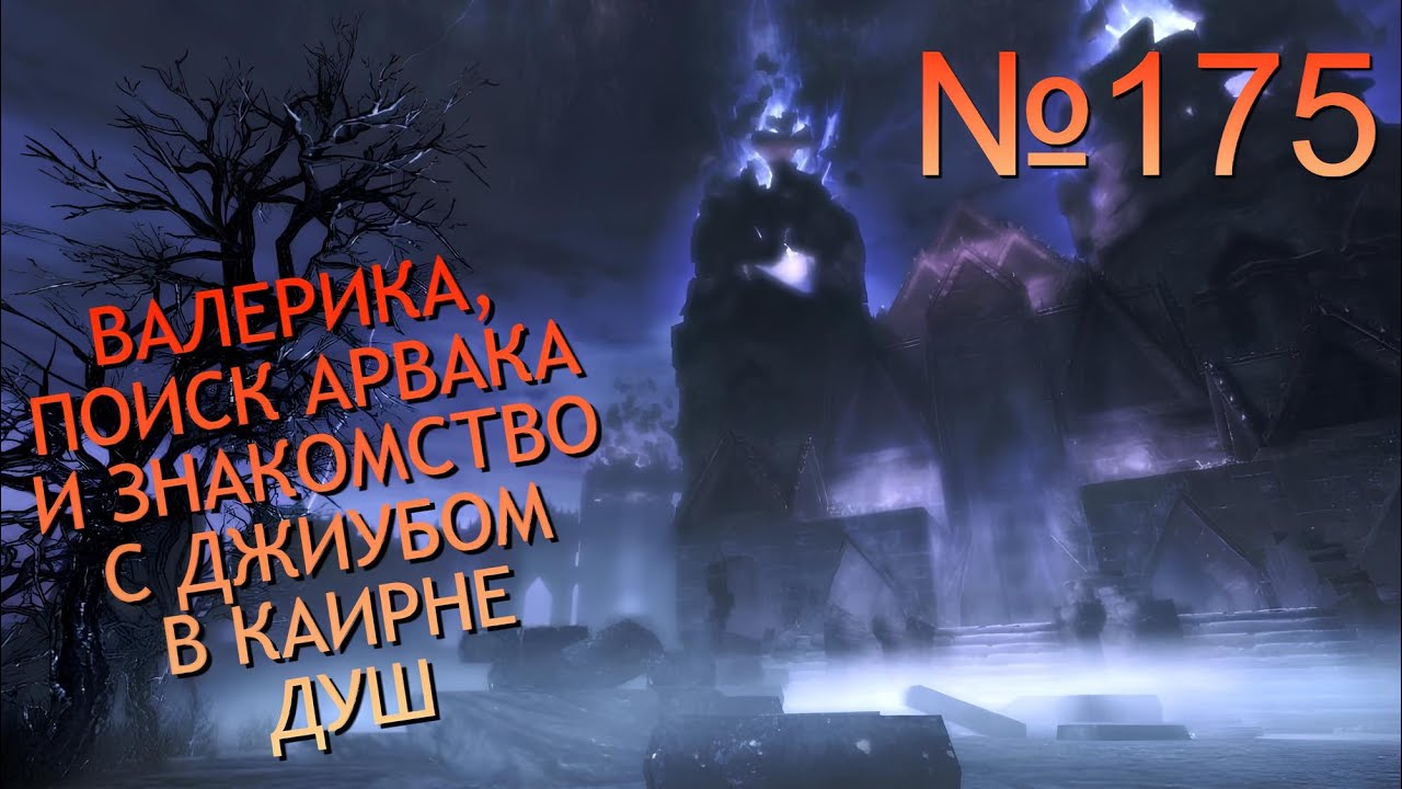 ВАЛЕРИКА, ПОИСК АРВАКА И ЗНАКОМСТВО СО СВЯТЫМ ДЖИУБОМ В КАИРНЕ ДУШ В SKYRIM №175