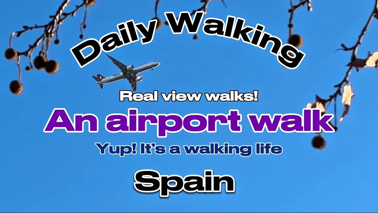 Daily #walking :An airport #walk ! It’s real walking, real life #citywalk #walkingvideo #walkingtour