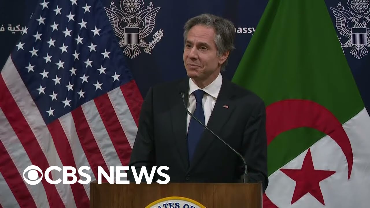 Secretary of State Antony Blinken discusses Algeria visit | full video