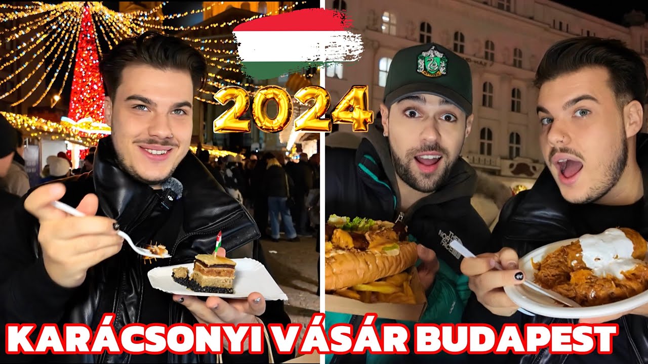 🍭MEGKÓSTOLTUNK MINDEN ÉTELT A BUDAPESTI KARÁCSONYI VÁSÁRBAN! 2024🎄