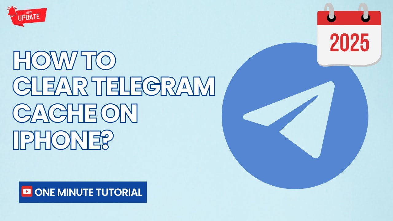 How to clear telegram cache on iPhone [2025]