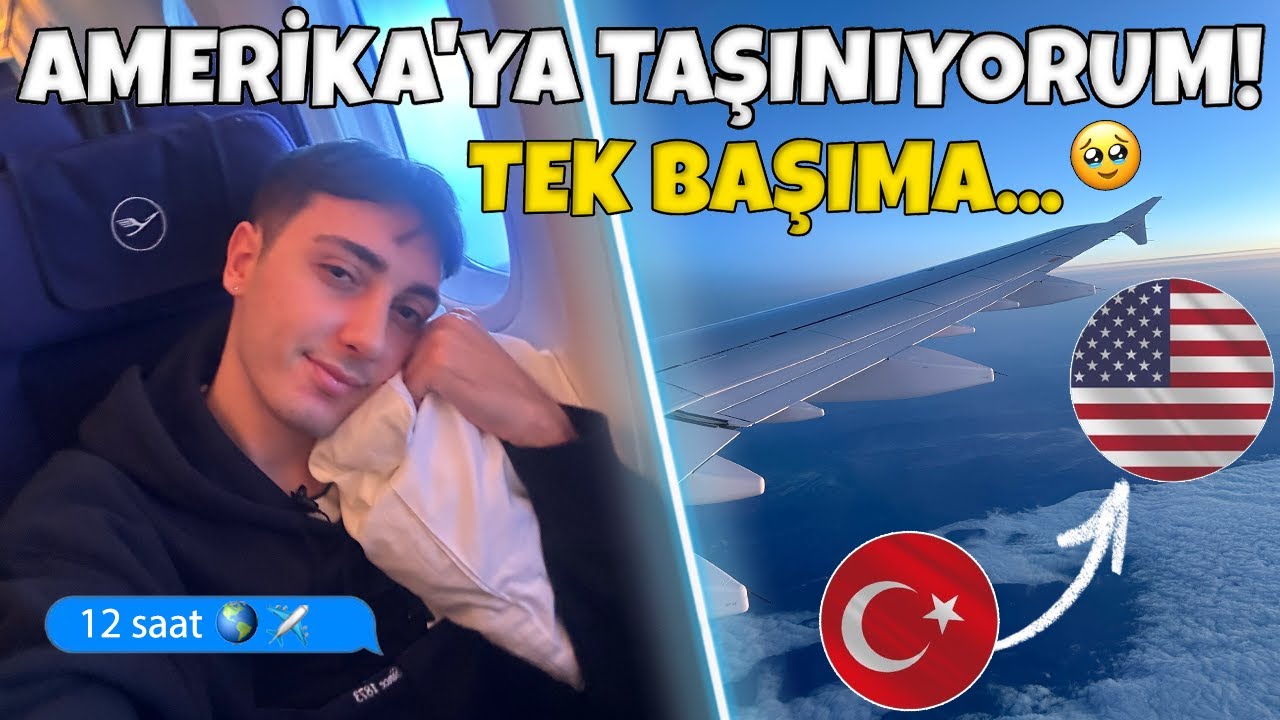 AMERİKA YOLCULUĞUM! Amerika'ya Taşınıyorum, Teksas Austin, Umuda Yolculuk :D Amerika Internship Vlog