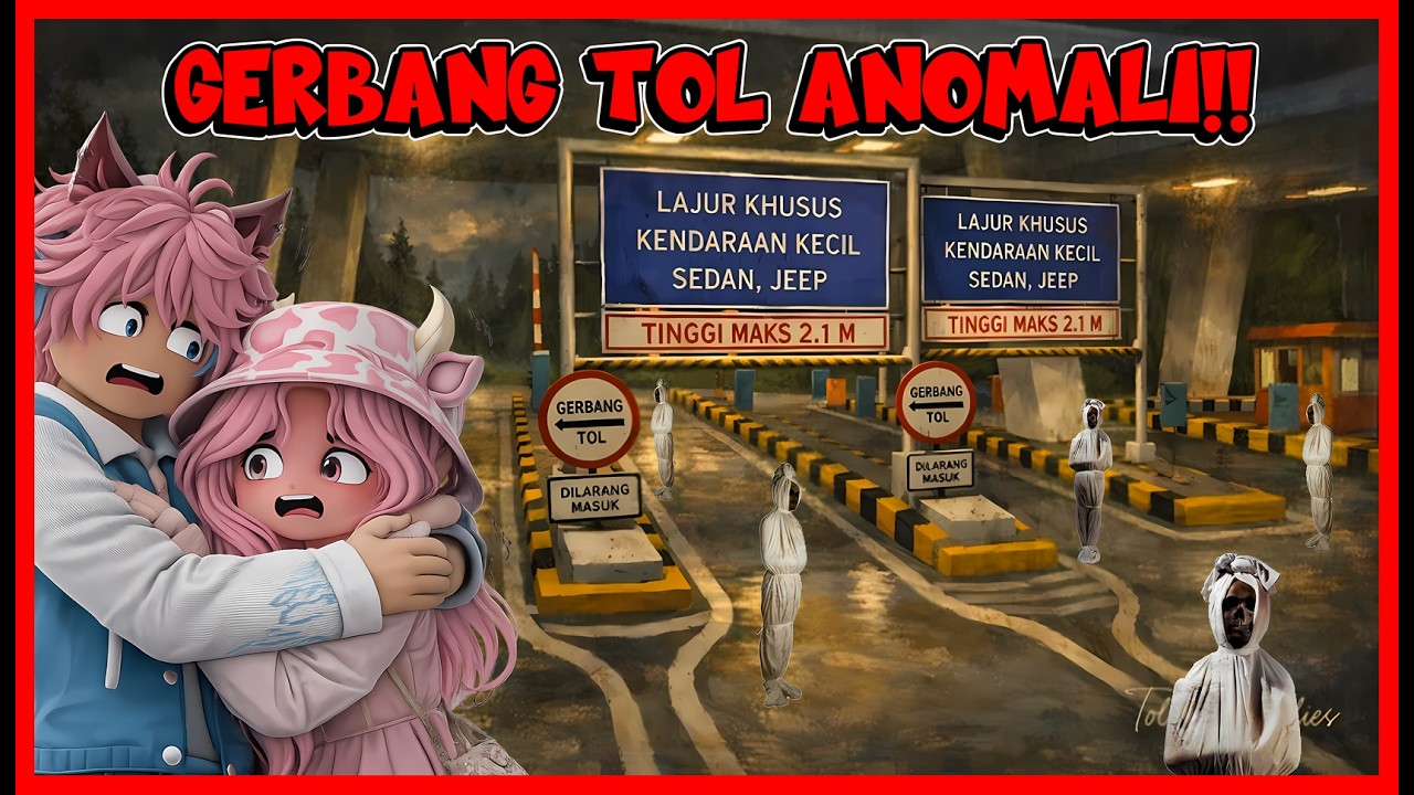 ATUN & MOMON MENJADI PENJAGA GERBANG TOL YANG PALING MENGERIKAN JAM 3 MALAM !! Feat @MOMON