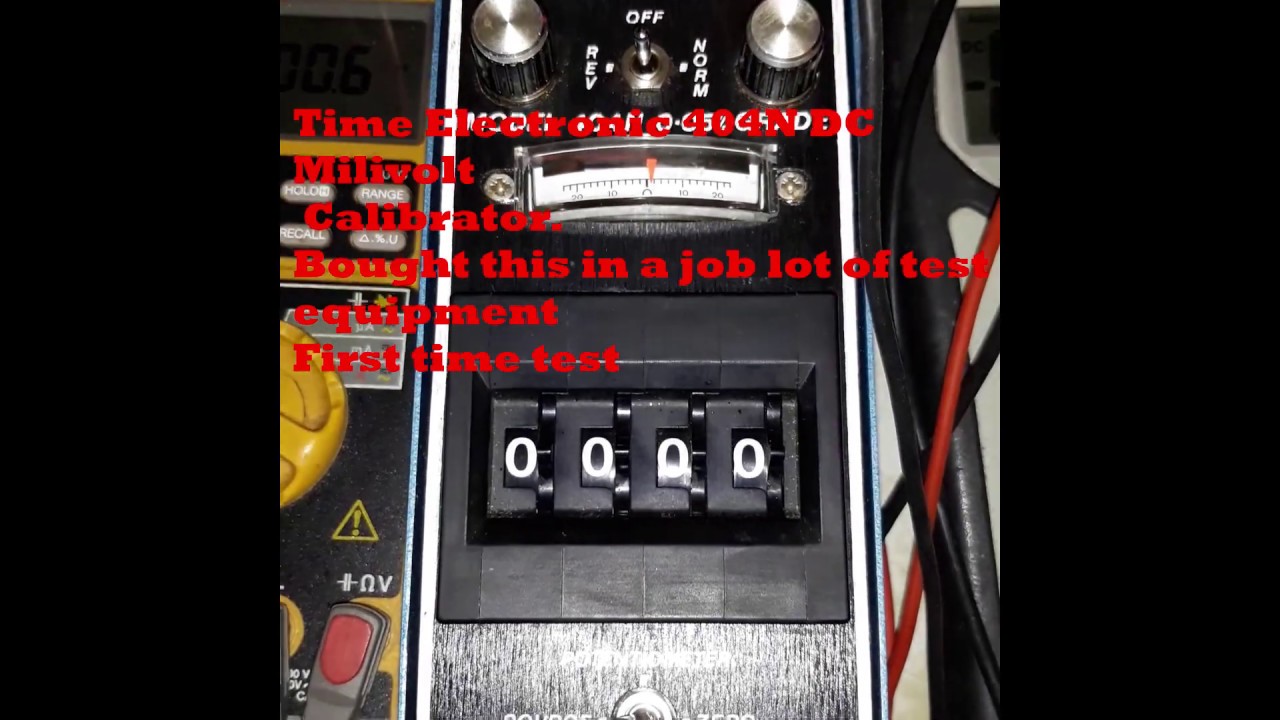 Time Electronics 404N Millivolts Source