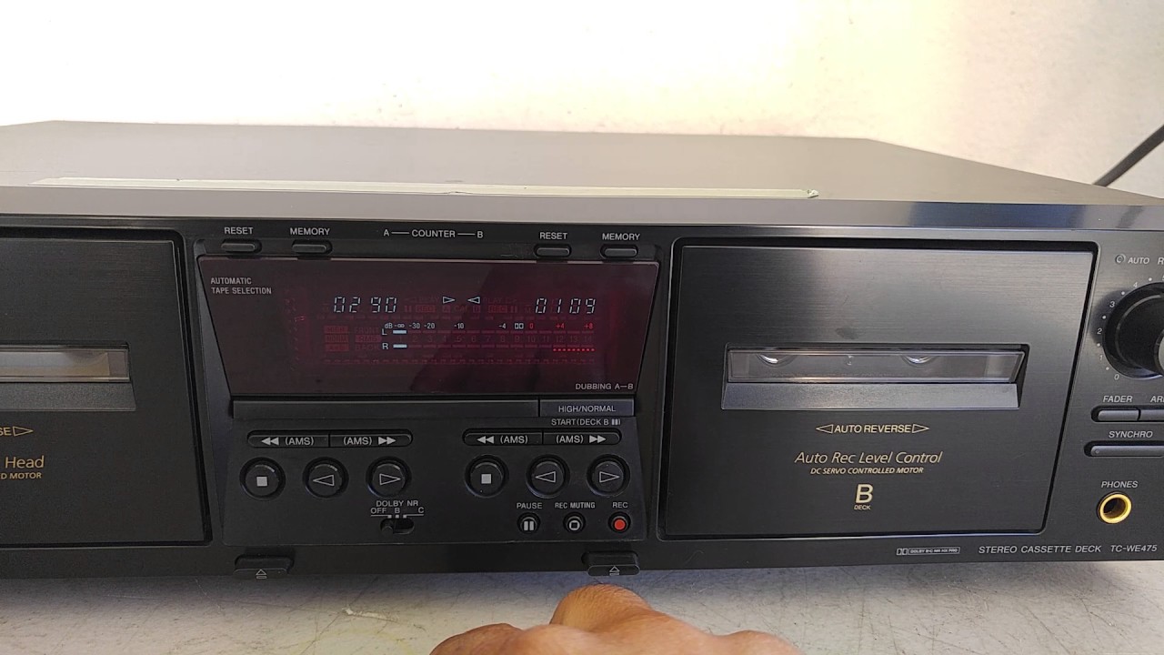 Sony TC-WE475 Dual Cassette Player