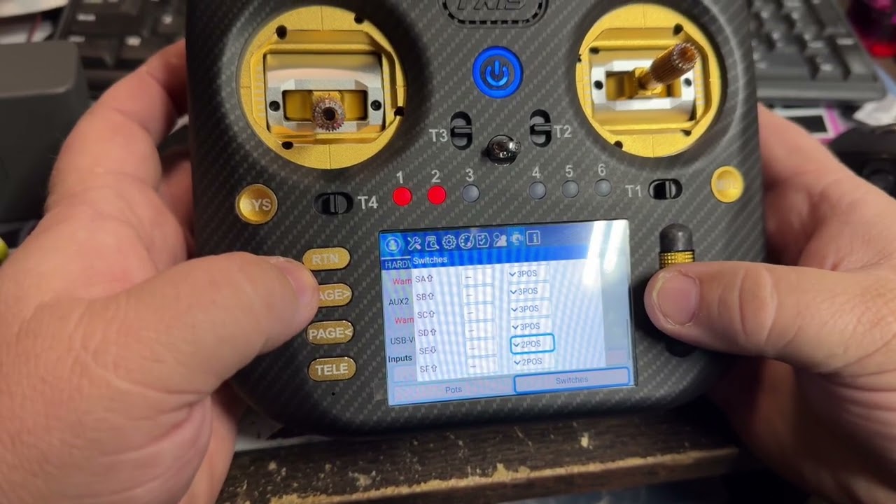 TX15 switch Issue explanation and cleared