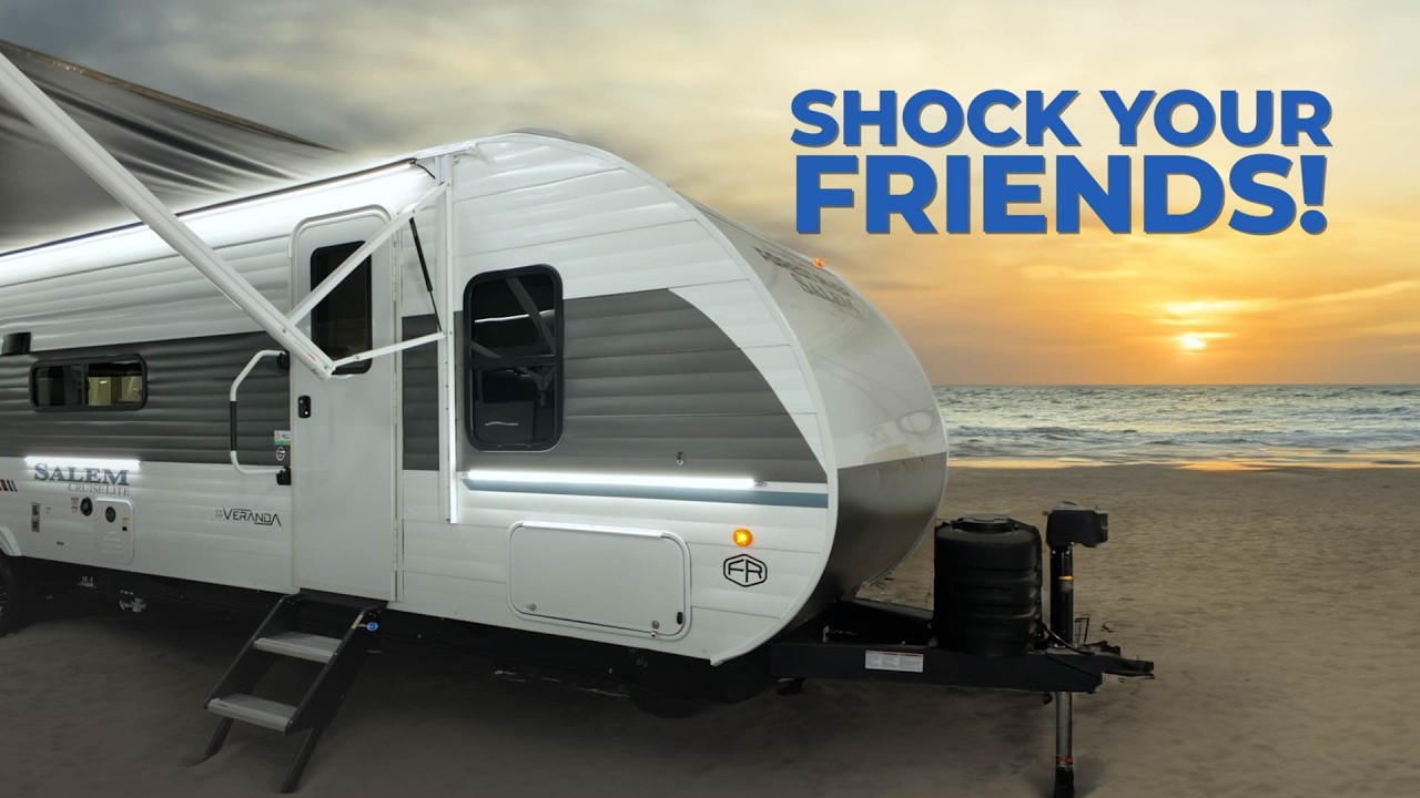 Small Trailer with a HUGE Deck! 2025 Forest River Salem Cruise Lite 22Veranda | RV Review