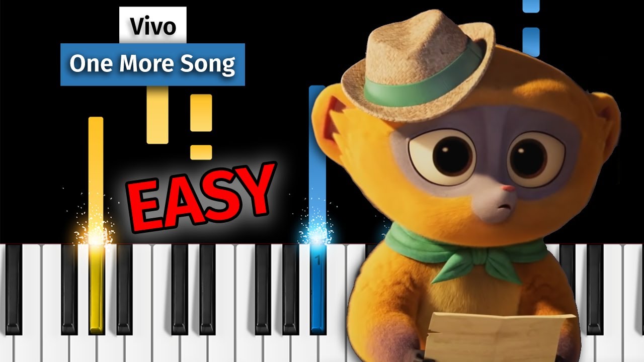 Vivo - One More Song - EASY Piano Tutorial