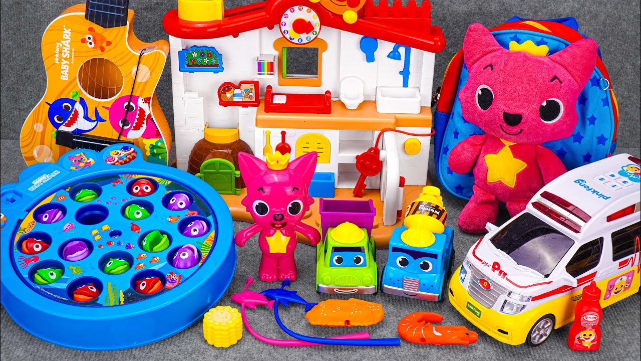 Satisfying Unboxing & Review Miniature Pinkfong White House Toys ASMR