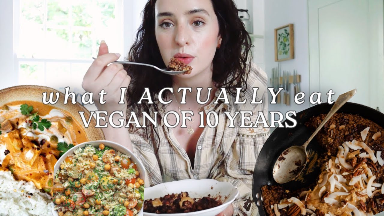 WHAT I ACTUALLY EAT IN A DAY | Realistic Vegan of 10 Years
