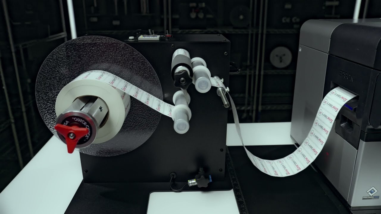 ZCAT-6 Tensioning Rewinder by LABELMATE USA