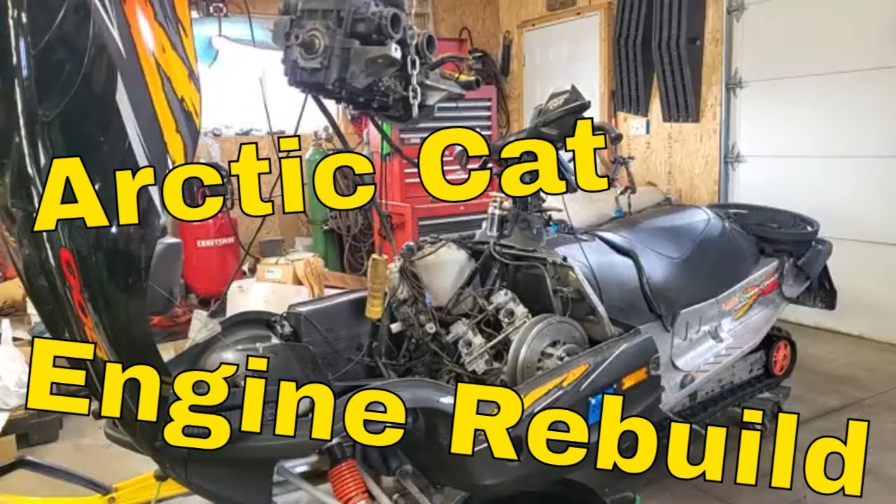 Snowmobile Engine Rebuild (Arctic Cat ZR 800 CCE) #arcticcat #snowmobile