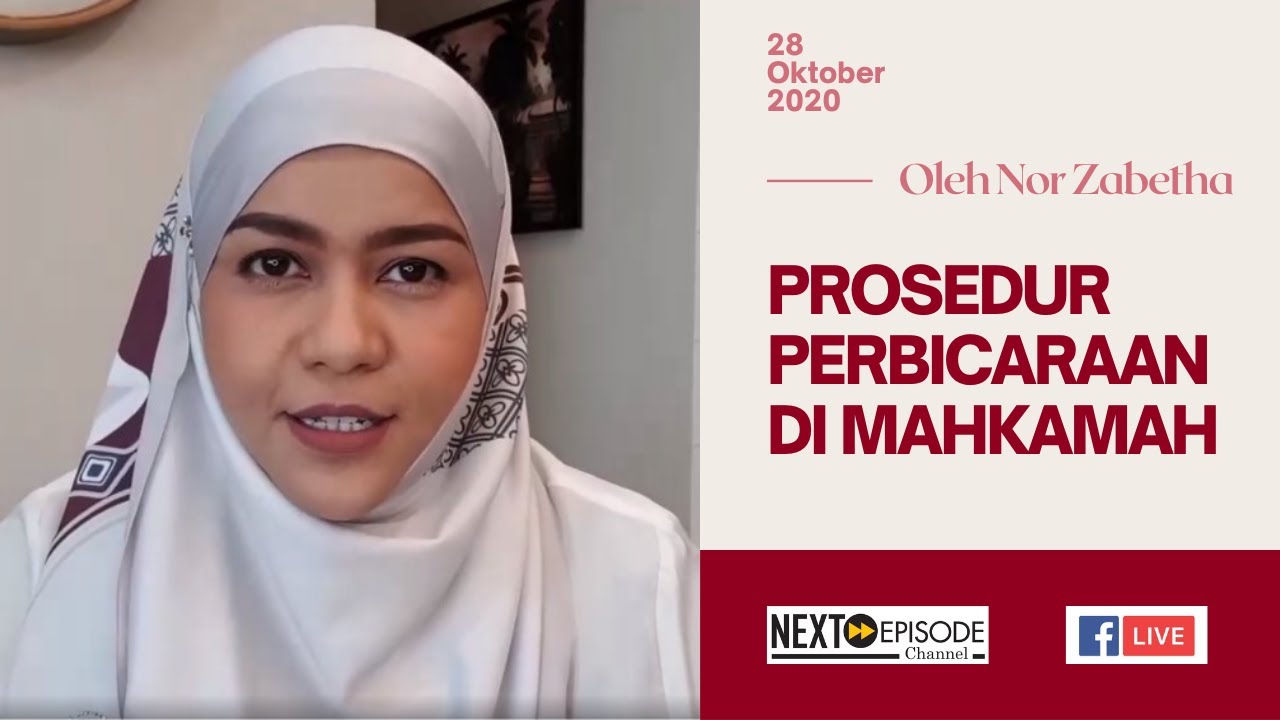 Prosedur Perbicaraan Di Mahkamah - Nor Zabetha