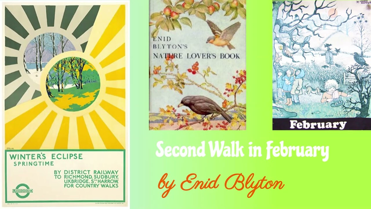 SECOND WALK IN FEBRUARY from The Nature Lover's Book by Enid Blyton