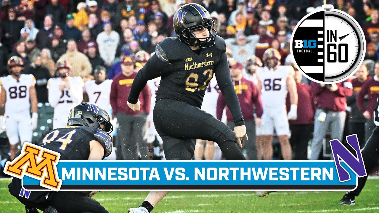 Minnesota vs. Northwestern | Nov. 24, 2025 | B1G Football in 60