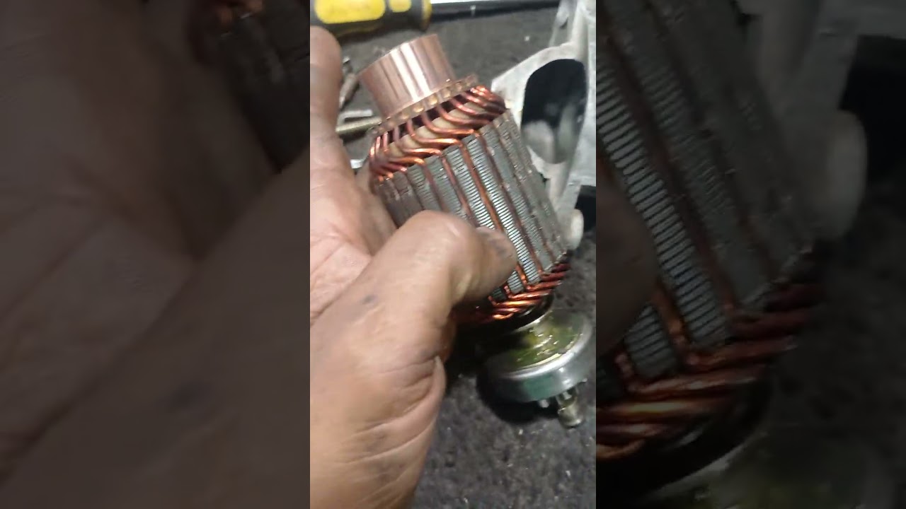 Manutenção no motor de partida , seus defeitos e substituição dos componentes do mesmo....