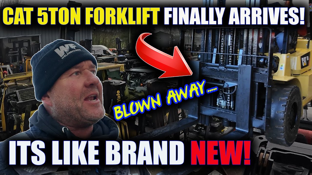 NEW FORKLIFT IS HERE & ITS PROPER! WHAT A BEAST IT IS!