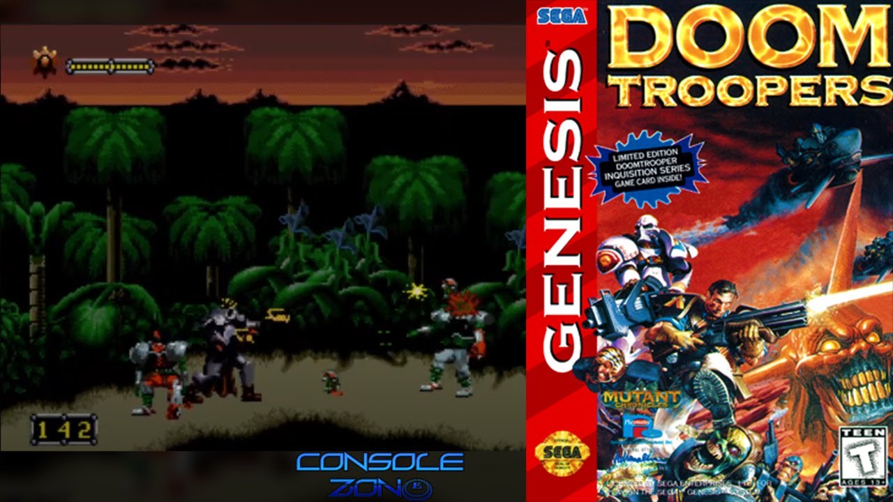 Doom Troopers (Солдаты Судного Дня) - прохождение игры + секретный уровень (Sega Mega Drive, 16-bit)